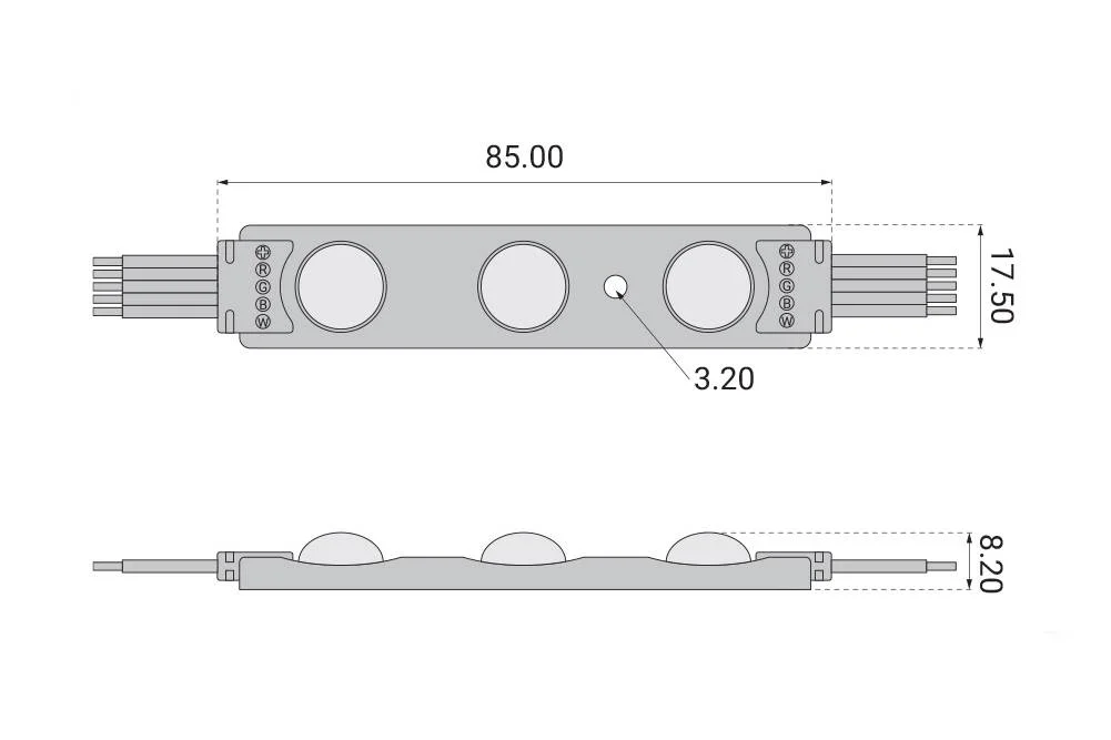 led module ar 3 rgbw ip65 bergmen 1