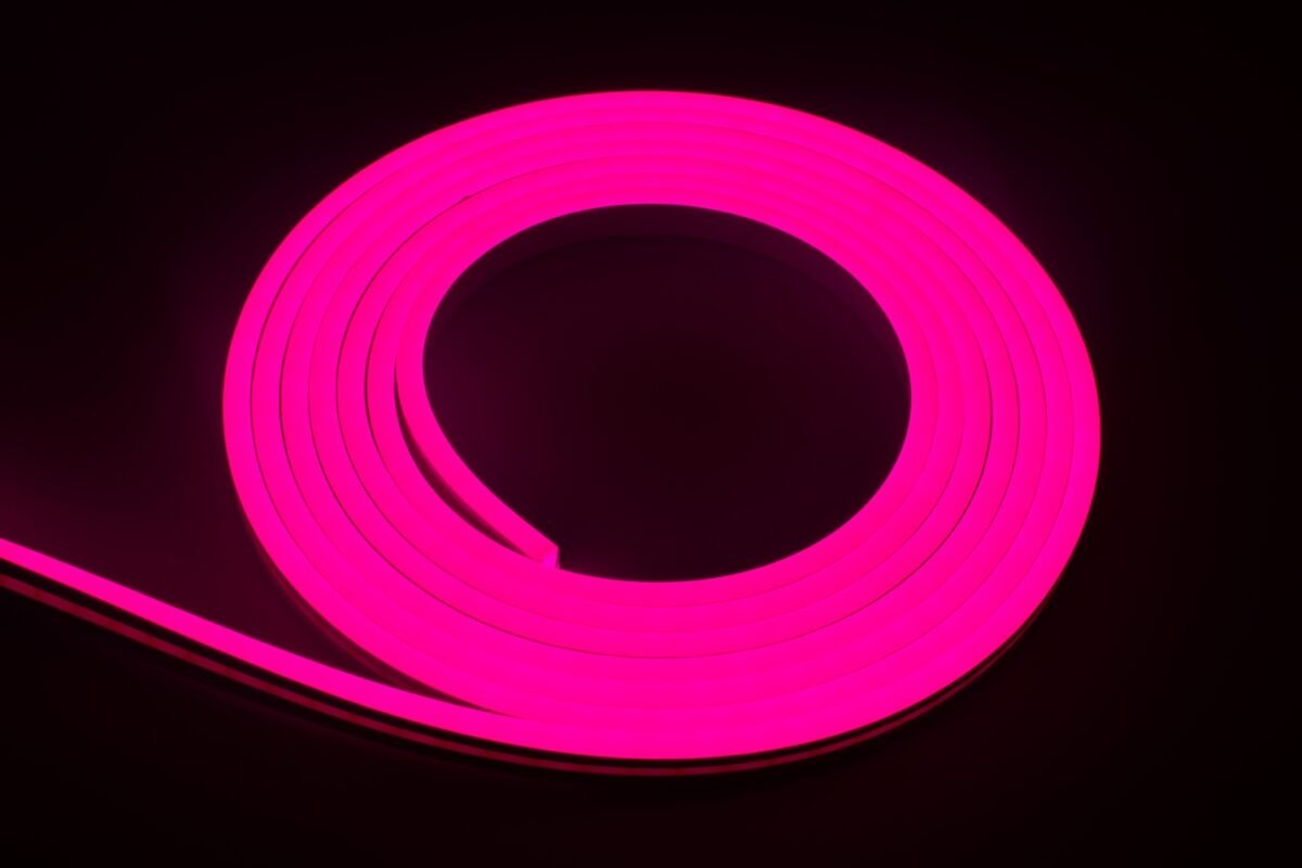 neon flex hr eco 12vdc 12w 50lm 100x283smd 360nm pink bergmen