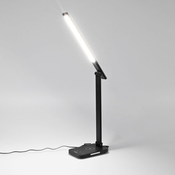 Lampă de birou LED cu încărcare fără fir VIDEX VL-TF17B Negru