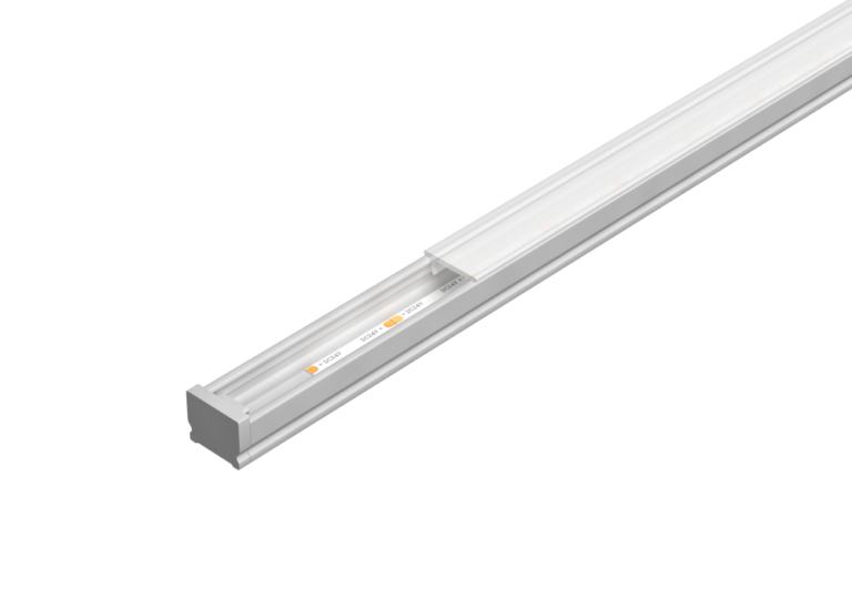 alu profile led pro 10 silver anodized 1m surface recessed bergmen