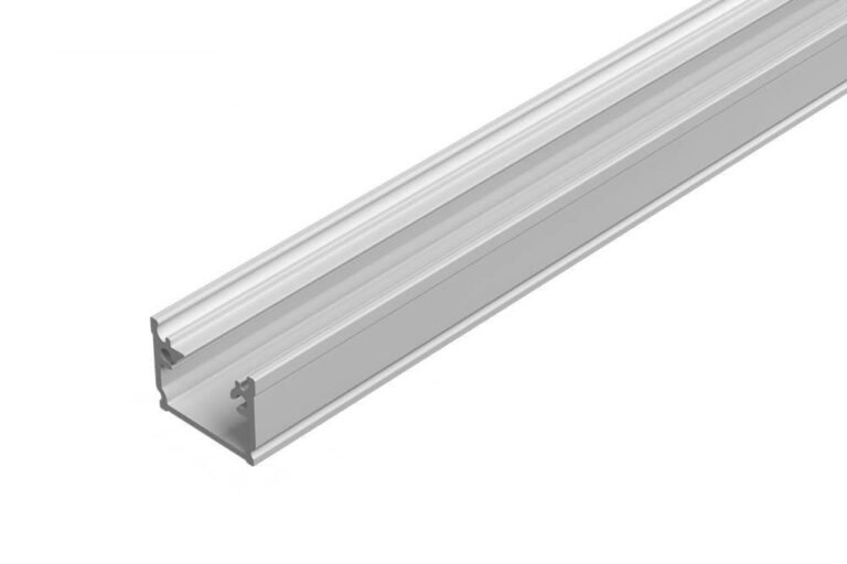 alu profile led pro 2 silver anodized 1m surface recessed bergmen