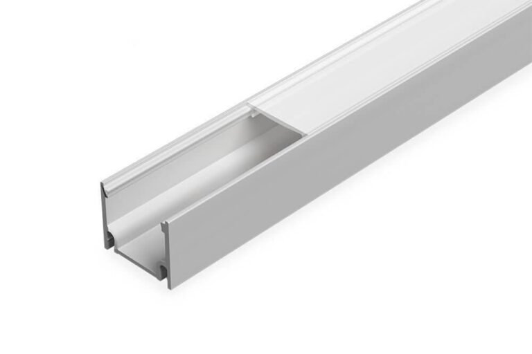 alu profile led pro 6 silver anodized 2m surface bergmen