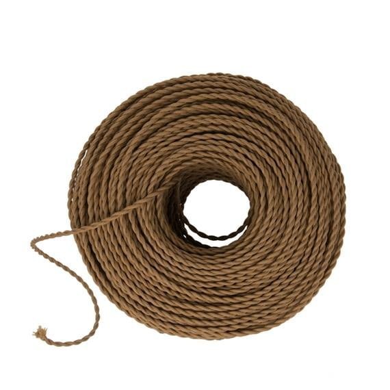 brown twisted wire bergmen fibra 1