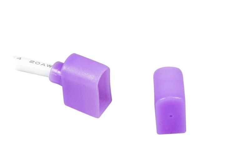 endcap power connection straight purple flex hxr