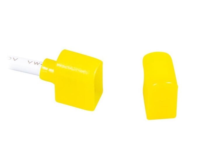 endcap power connection straight yellow hxr one