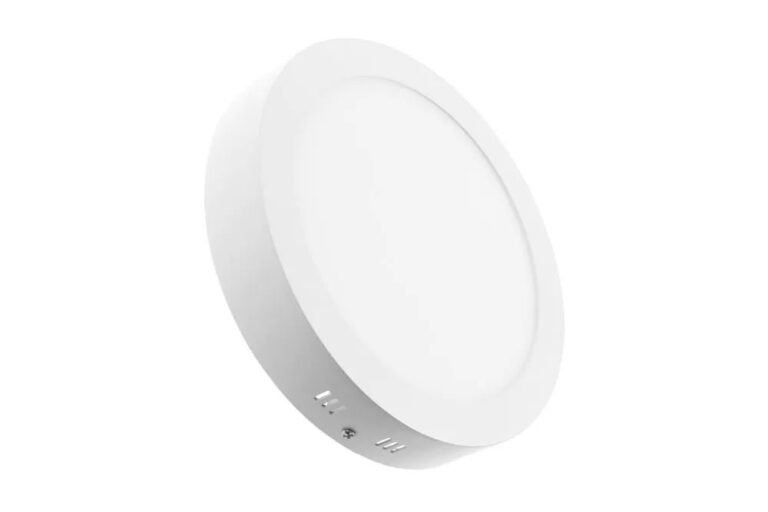 led ceiling light plano r24 230vac 24w 1800lm 4000k natural white ip20 surface round bergmen