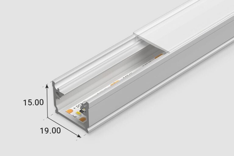 led profile pro2 1m silver surface bergmen