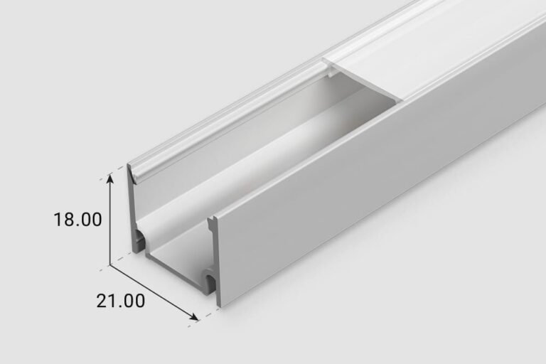 led profile pro6 1m silver surface bergmen