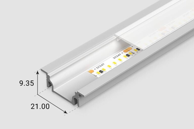 led profile pro7 1m silver recessed bergmen