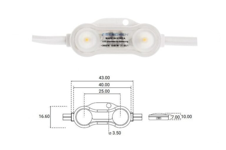 module led rx 2 stark samsung warm white bergmen 1