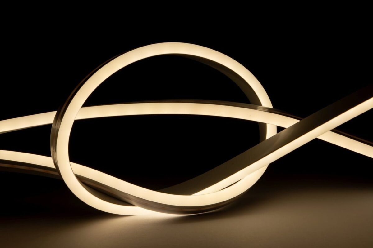 neon flex hr eco end cap light yellow bergmen 11