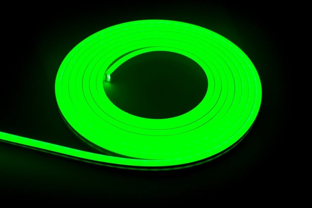 neon flex hr eco end cap light yellow bergmen 31