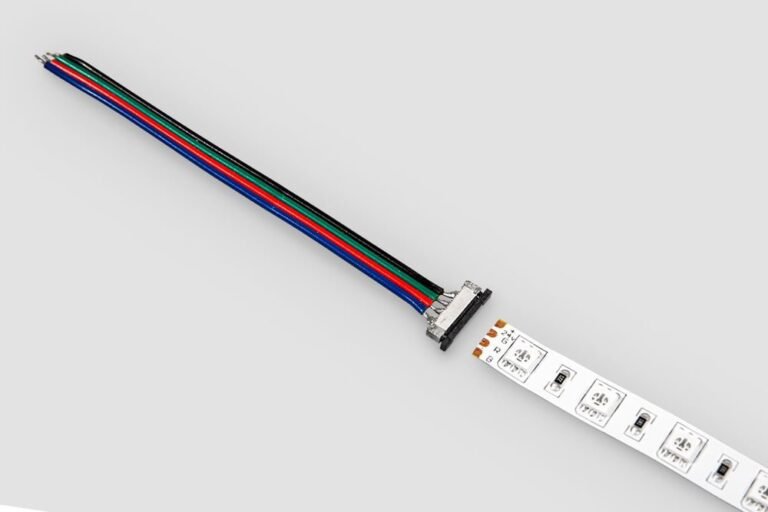 single sided connector 10cm led strip rgb 10mm 1