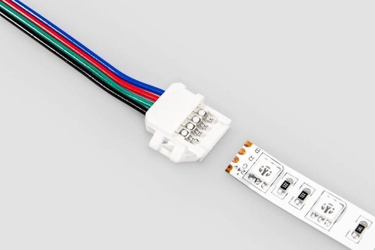 slim connector 15cm wire for led strips 1