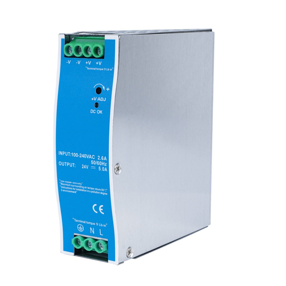 Alimentare SINA DIN RAIL Sursă de alimentare 120W 24V/5A - imagine 1