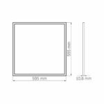 Panoul LED Videx-Panel-40W-P406W-CW - imagine 4