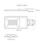 LED Solar Street Light Videx-S-LED-LANA-LANA-100W-NW - imagine 9