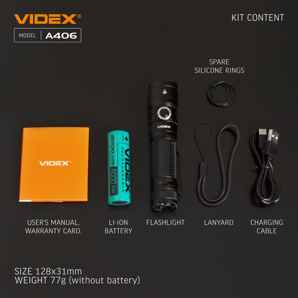 Lanterna Portabila LED Videx VLF-A406 - imagine 23