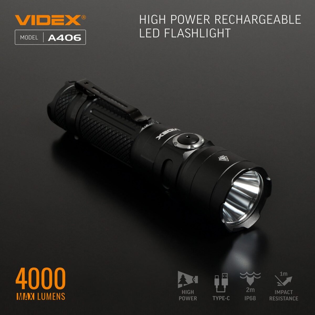 Lanterna Portabila LED Videx VLF-A406 - imagine 11
